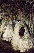 James Tissot Two Sisters oil painting reproduction